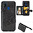 Custodia Silicone Ultra Sottile Morbida Cover con Magnetico S05D per Samsung Galaxy M21s