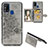 Custodia Silicone Ultra Sottile Morbida Cover con Magnetico S05D per Samsung Galaxy M21s