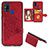 Custodia Silicone Ultra Sottile Morbida Cover con Magnetico S05D per Samsung Galaxy M31 Prime Edition