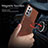 Custodia Silicone Ultra Sottile Morbida Cover con Magnetico S05D per Samsung Galaxy Note 20 Ultra 5G