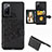 Custodia Silicone Ultra Sottile Morbida Cover con Magnetico S05D per Samsung Galaxy S20 FE (2022) 5G Nero