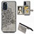 Custodia Silicone Ultra Sottile Morbida Cover con Magnetico S05D per Samsung Galaxy S20 Grigio