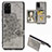 Custodia Silicone Ultra Sottile Morbida Cover con Magnetico S05D per Samsung Galaxy S20 Plus Grigio