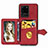 Custodia Silicone Ultra Sottile Morbida Cover con Magnetico S05D per Samsung Galaxy S20 Ultra