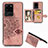 Custodia Silicone Ultra Sottile Morbida Cover con Magnetico S05D per Samsung Galaxy S20 Ultra