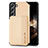 Custodia Silicone Ultra Sottile Morbida Cover con Magnetico S05D per Samsung Galaxy S24 Plus 5G Oro