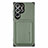 Custodia Silicone Ultra Sottile Morbida Cover con Magnetico S05D per Samsung Galaxy S24 Ultra 5G Verde