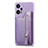 Custodia Silicone Ultra Sottile Morbida Cover con Magnetico S05D per Xiaomi Poco F5 5G Viola