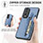 Custodia Silicone Ultra Sottile Morbida Cover con Magnetico S06D per Huawei Honor 80 Pro 5G