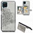 Custodia Silicone Ultra Sottile Morbida Cover con Magnetico S06D per Samsung Galaxy A12 5G Grigio