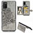 Custodia Silicone Ultra Sottile Morbida Cover con Magnetico S06D per Samsung Galaxy M02s Grigio