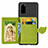 Custodia Silicone Ultra Sottile Morbida Cover con Magnetico S06D per Samsung Galaxy S20