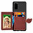 Custodia Silicone Ultra Sottile Morbida Cover con Magnetico S06D per Samsung Galaxy S20