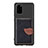 Custodia Silicone Ultra Sottile Morbida Cover con Magnetico S06D per Samsung Galaxy S20 Plus Nero