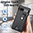 Custodia Silicone Ultra Sottile Morbida Cover con Magnetico S07D per Google Pixel 7a 5G