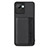 Custodia Silicone Ultra Sottile Morbida Cover con Magnetico S07D per Realme C30 Nero