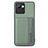 Custodia Silicone Ultra Sottile Morbida Cover con Magnetico S07D per Realme C30 Verde