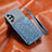 Custodia Silicone Ultra Sottile Morbida Cover con Magnetico S07D per Samsung Galaxy A13 4G Blu