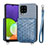 Custodia Silicone Ultra Sottile Morbida Cover con Magnetico S07D per Samsung Galaxy A22 4G