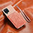 Custodia Silicone Ultra Sottile Morbida Cover con Magnetico S07D per Samsung Galaxy F12 Rosa