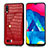 Custodia Silicone Ultra Sottile Morbida Cover con Magnetico S07D per Samsung Galaxy M10