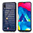 Custodia Silicone Ultra Sottile Morbida Cover con Magnetico S07D per Samsung Galaxy M10