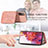 Custodia Silicone Ultra Sottile Morbida Cover con Magnetico S07D per Samsung Galaxy S20 FE (2022) 5G