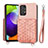 Custodia Silicone Ultra Sottile Morbida Cover con Magnetico S08D per Samsung Galaxy A52 4G