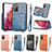 Custodia Silicone Ultra Sottile Morbida Cover con Magnetico S08D per Samsung Galaxy S20 FE 4G