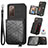 Custodia Silicone Ultra Sottile Morbida Cover con Magnetico S08D per Samsung Galaxy S20 FE 4G