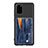 Custodia Silicone Ultra Sottile Morbida Cover con Magnetico S08D per Samsung Galaxy S20 Plus