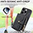 Custodia Silicone Ultra Sottile Morbida Cover con Magnetico S09D per Apple iPhone 15 Pro Max