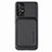 Custodia Silicone Ultra Sottile Morbida Cover con Magnetico S09D per Samsung Galaxy A52 4G Nero