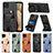 Custodia Silicone Ultra Sottile Morbida Cover con Magnetico S09D per Samsung Galaxy M12