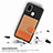 Custodia Silicone Ultra Sottile Morbida Cover con Magnetico S09D per Samsung Galaxy M21