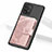 Custodia Silicone Ultra Sottile Morbida Cover con Magnetico S09D per Samsung Galaxy M80S Rosa