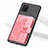 Custodia Silicone Ultra Sottile Morbida Cover con Magnetico S09D per Samsung Galaxy Note 10 Lite Oro Rosa