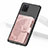 Custodia Silicone Ultra Sottile Morbida Cover con Magnetico S09D per Samsung Galaxy Note 10 Lite Rosa