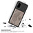 Custodia Silicone Ultra Sottile Morbida Cover con Magnetico S09D per Samsung Galaxy S20