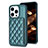 Custodia Silicone Ultra Sottile Morbida Cover con Magnetico S10D per Apple iPhone 13 Pro Max