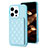 Custodia Silicone Ultra Sottile Morbida Cover con Magnetico S10D per Apple iPhone 13 Pro Max