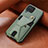 Custodia Silicone Ultra Sottile Morbida Cover con Magnetico S10D per Samsung Galaxy F12 Verde