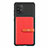 Custodia Silicone Ultra Sottile Morbida Cover con Magnetico S10D per Samsung Galaxy M80S Rosso