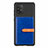 Custodia Silicone Ultra Sottile Morbida Cover con Magnetico S10D per Samsung Galaxy S10 Lite Blu