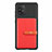 Custodia Silicone Ultra Sottile Morbida Cover con Magnetico S10D per Samsung Galaxy S10 Lite Rosso