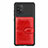 Custodia Silicone Ultra Sottile Morbida Cover con Magnetico S11D per Samsung Galaxy M80S Rosso