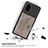 Custodia Silicone Ultra Sottile Morbida Cover con Magnetico S11D per Samsung Galaxy S20 Plus