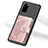 Custodia Silicone Ultra Sottile Morbida Cover con Magnetico S11D per Samsung Galaxy S20 Plus Rosa