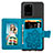 Custodia Silicone Ultra Sottile Morbida Cover con Magnetico S11D per Samsung Galaxy S20 Ultra