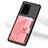 Custodia Silicone Ultra Sottile Morbida Cover con Magnetico S11D per Samsung Galaxy S20 Ultra Oro Rosa